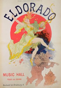 Poster per El Dorado di Jules Cheret (1836-1932)